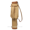 Traditional Quality Style Canvas and Leather Golf Stand & Carry Bags Golf Cart Bags